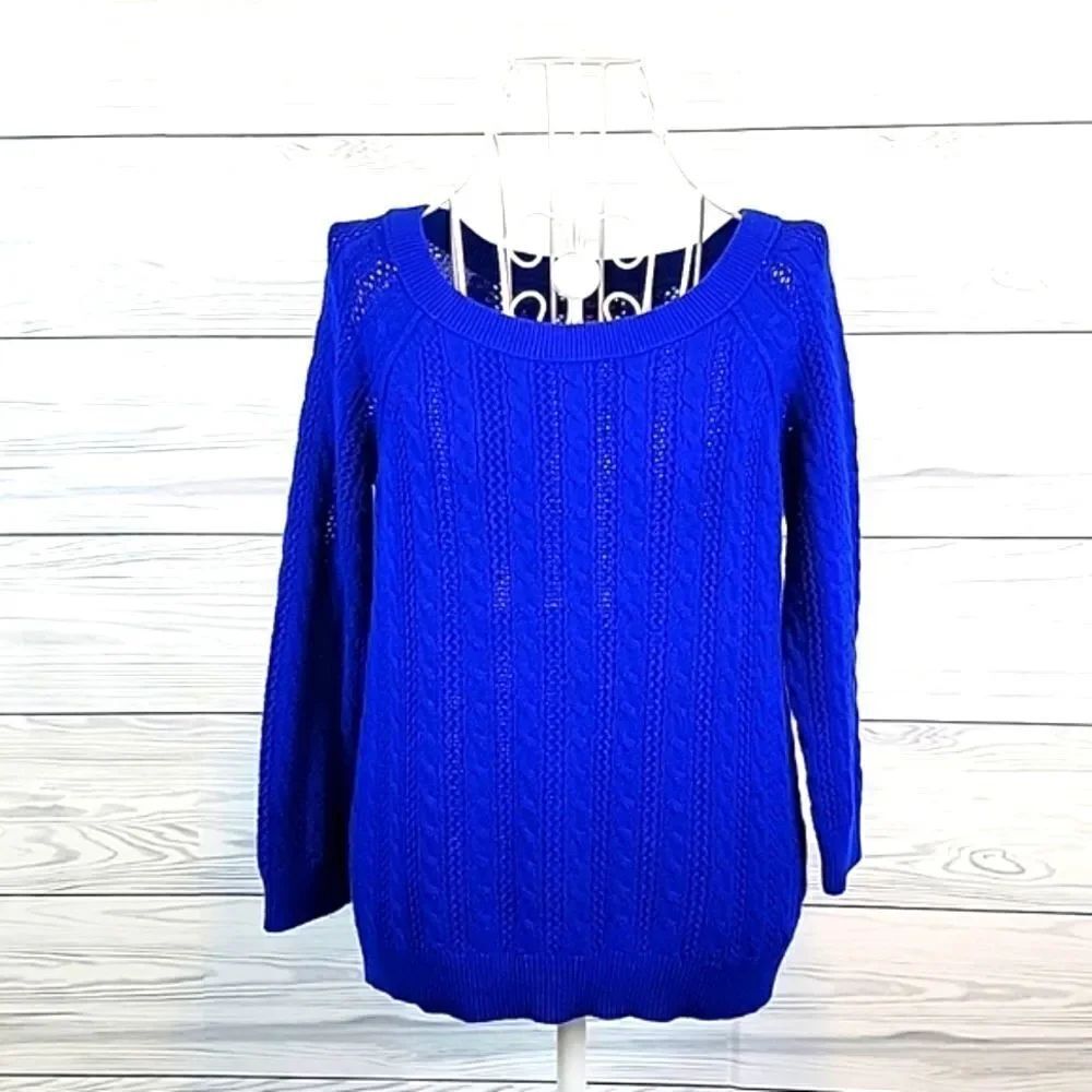 American Eagle outfitters crewneck pullover sweater in royal blue Size S/P